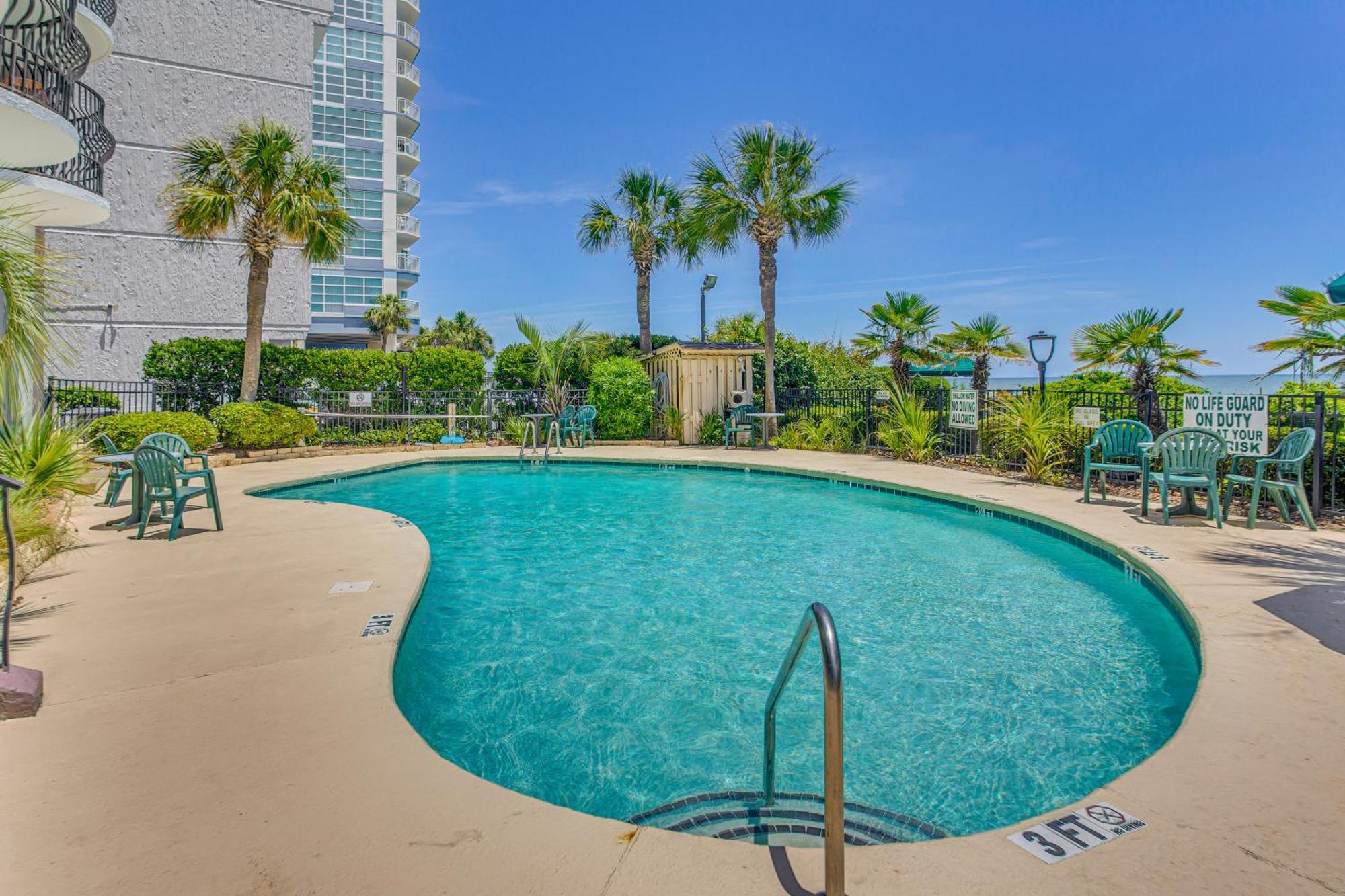 Myrtle Beach Oceanfront Condo With Covered Balcony! المظهر الخارجي الصورة