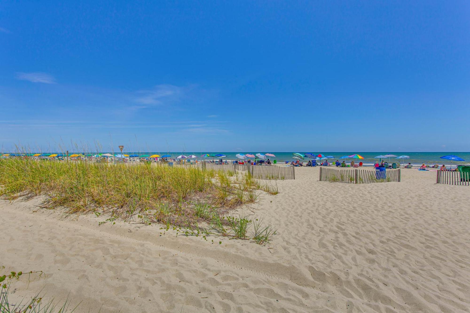 Myrtle Beach Oceanfront Condo With Covered Balcony! المظهر الخارجي الصورة